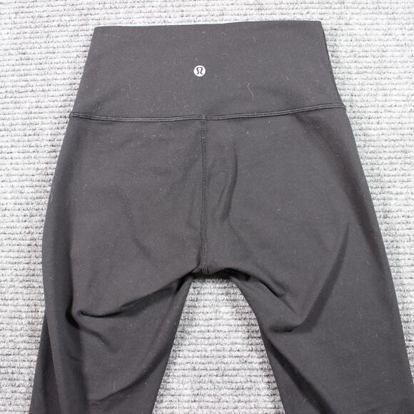Lululemon Leggings Womens 4 Black High Rise 7/8 Ankle - Picture 6 of 8